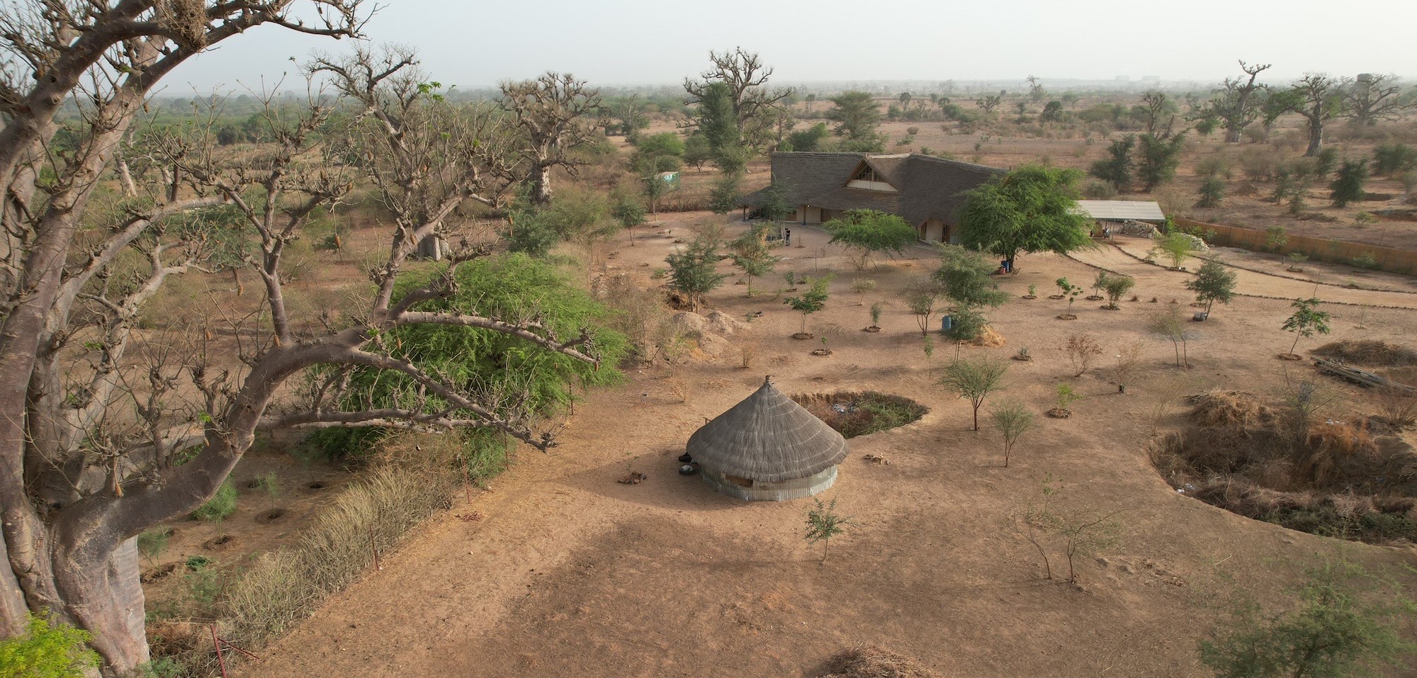 Le site de Mélanzé ancré dans le paysage de Thiafoura